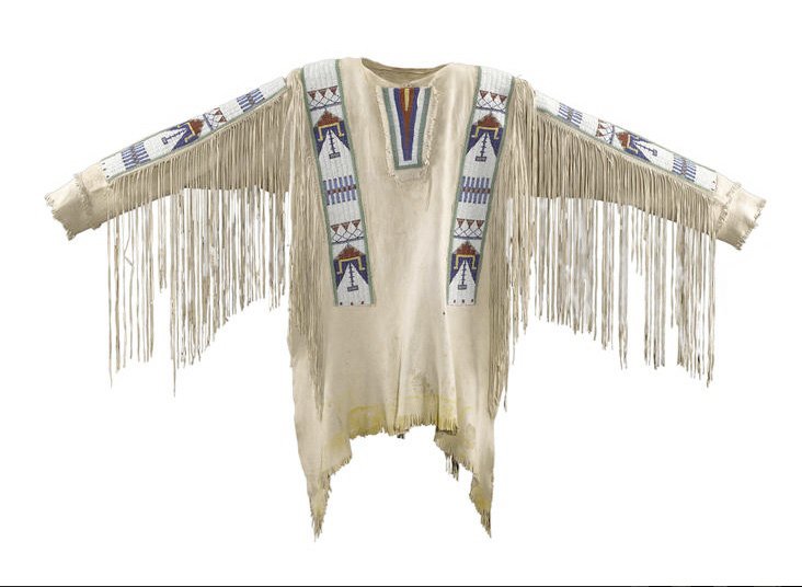 Chemise perlée Sioux