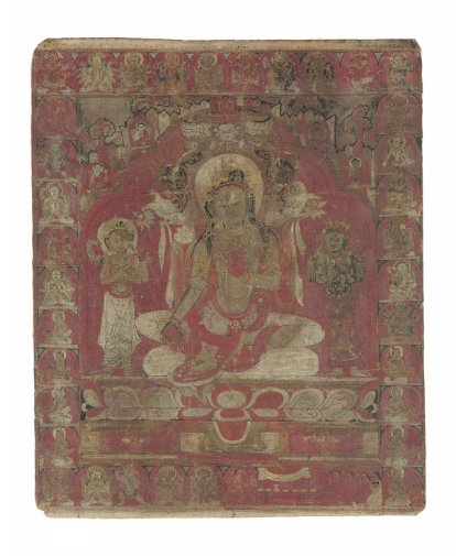 Thangka de la Tara Verte