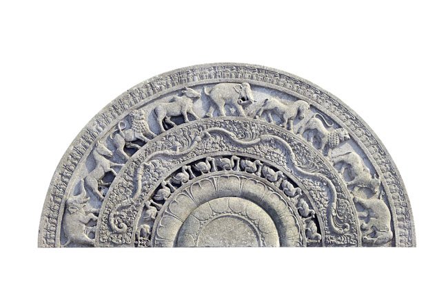 Buddhist carved stone